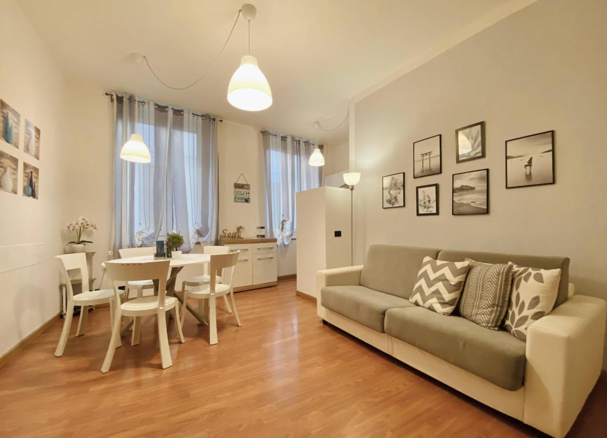 Mazzini 12 Very With Private Garage, Air Conditioning, Wifi, Just 50 Meters From The Apartment Rapallo
